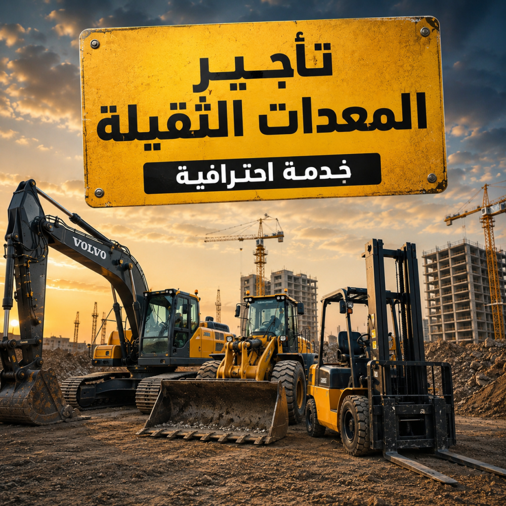 تاجير معدات ثقيلة
